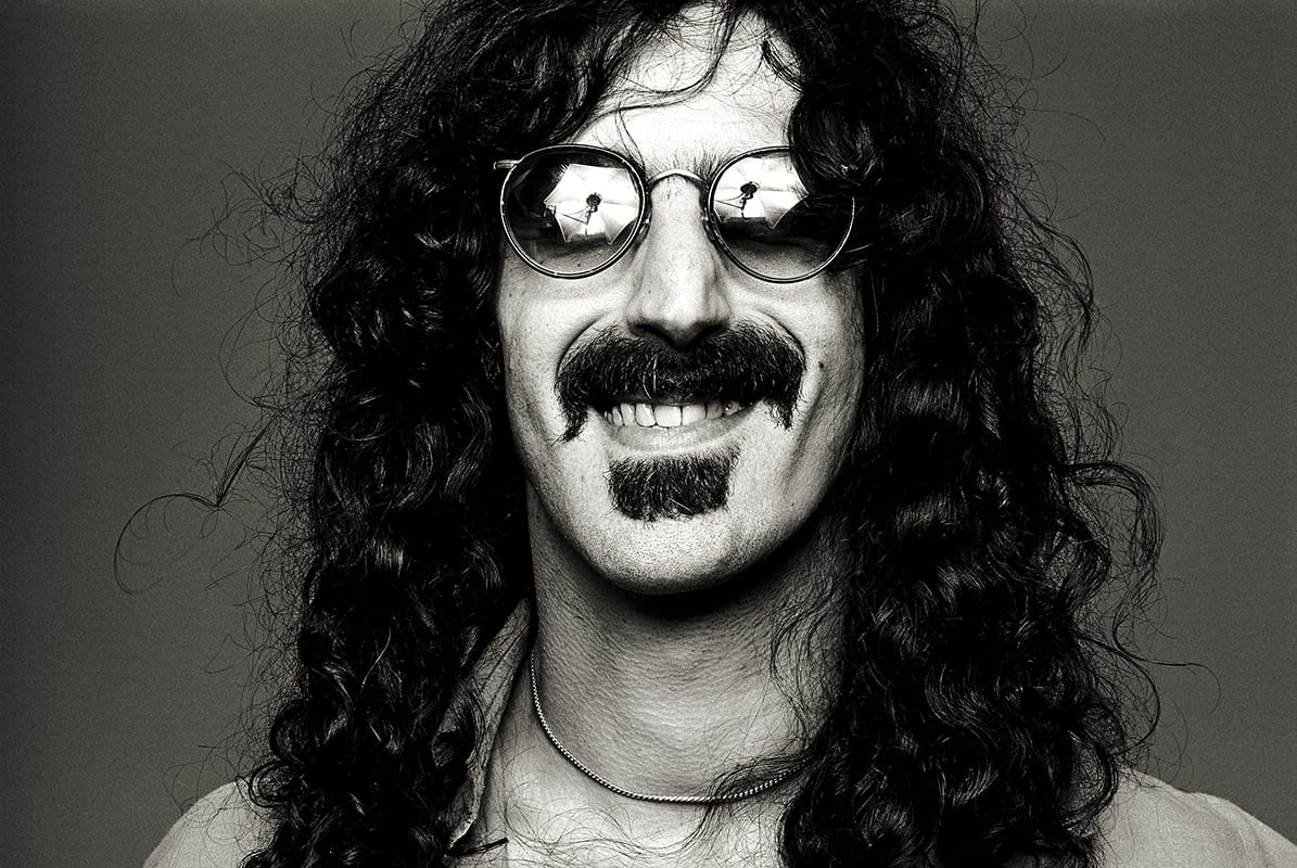 Frank Zappa with glasses